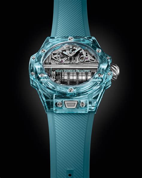 montre hublot bleu marine|Hublot blue sapphire.